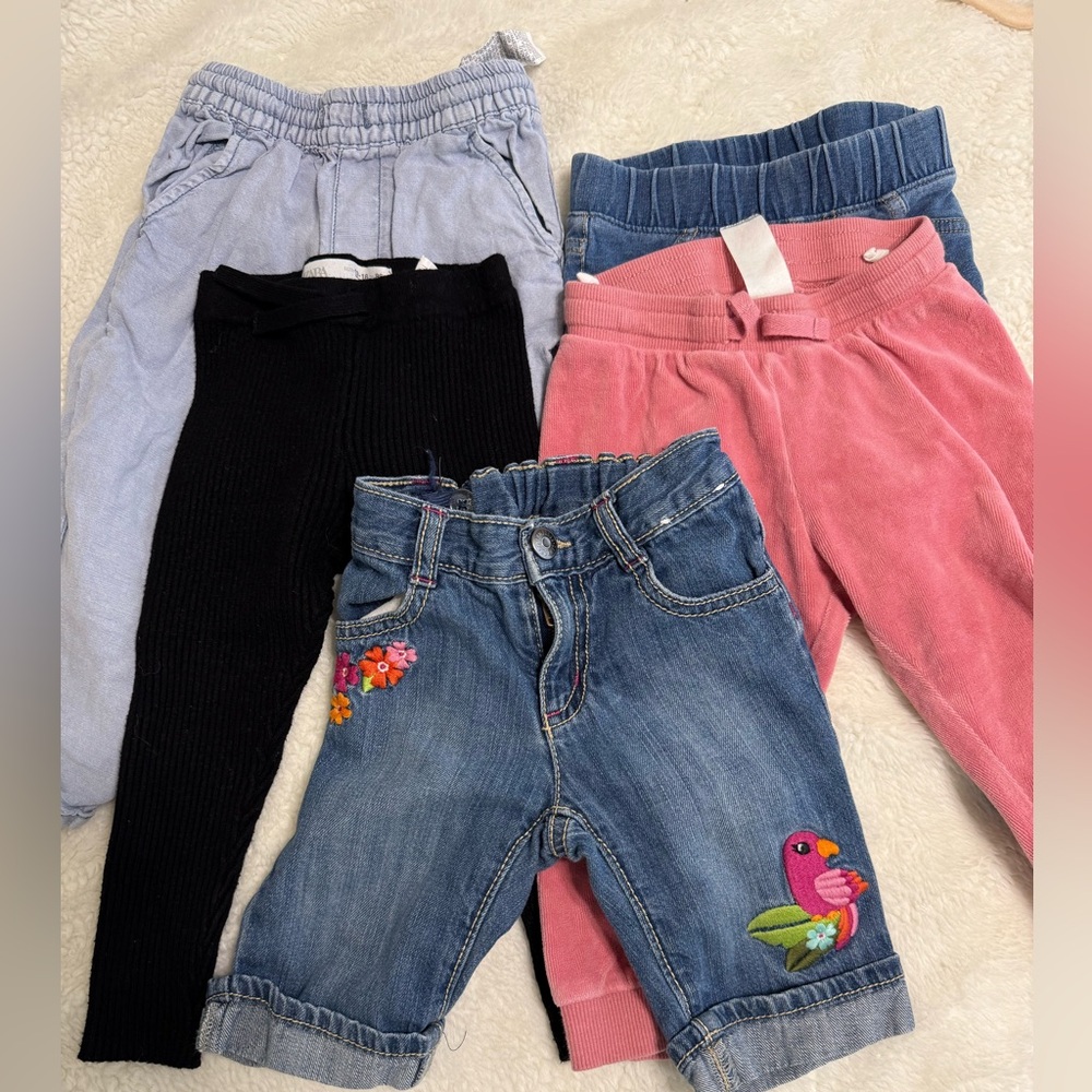 Baby Girl 12-18m Pants bundle